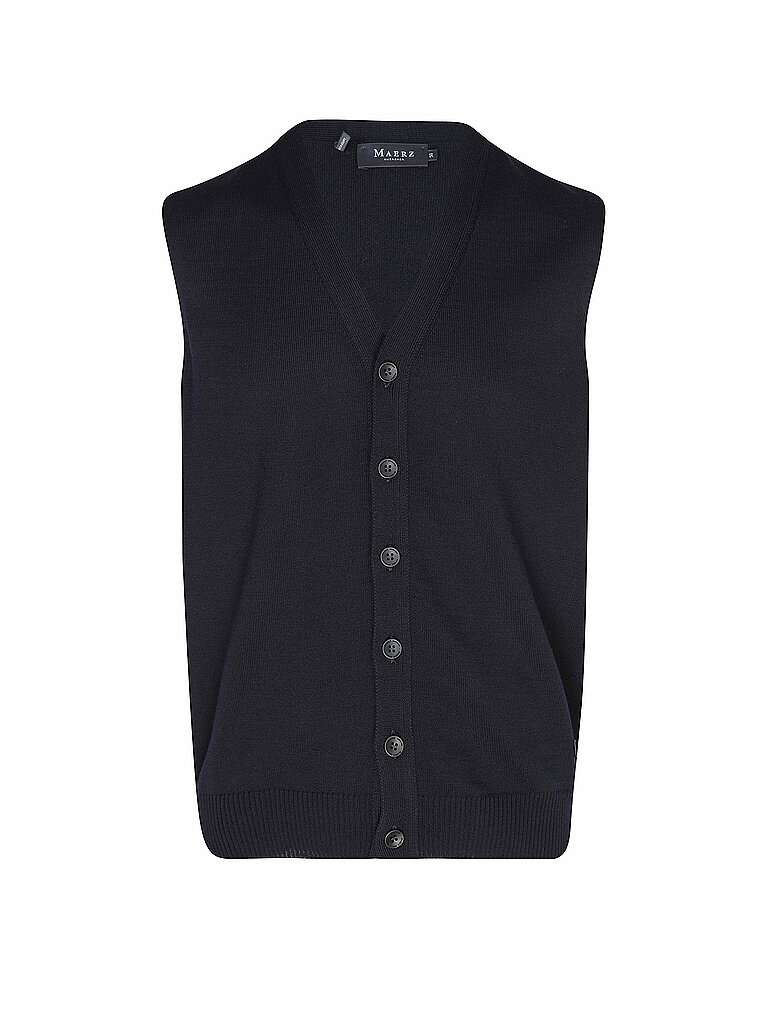 Maerz Gilet in maglia blu 60