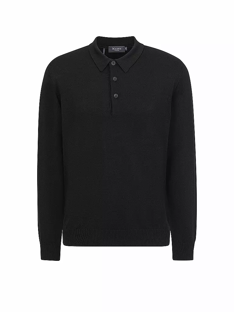 MAERZ | Polo-Pullover | Nero