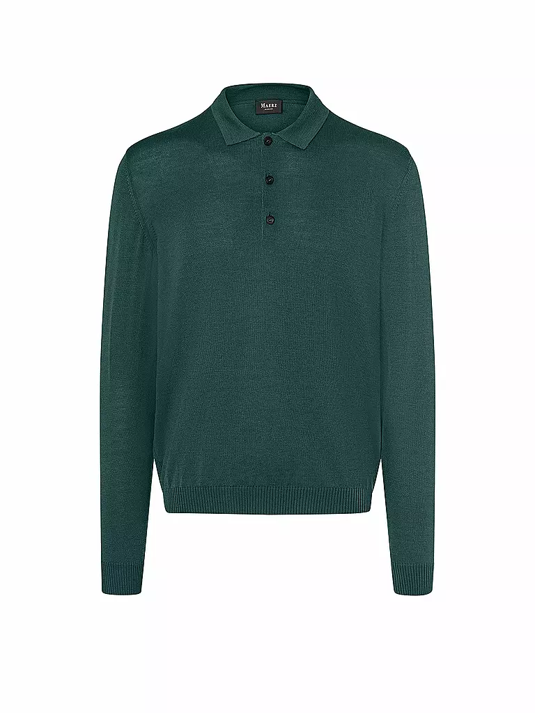MAERZ | Polo-Pullover | Verde scuro