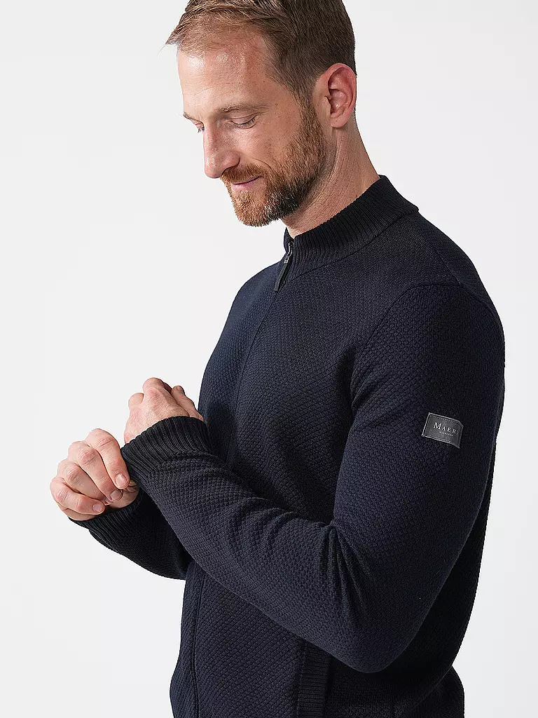 MAERZ | Strickjacke  | Blu scuro