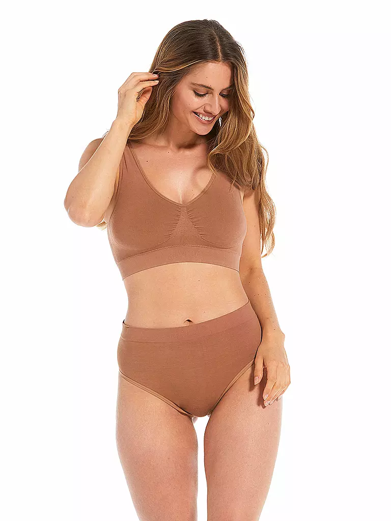 MAGIC BODYFASHION | Bustier Comfort Bra Bamboo Mocha | Marrone