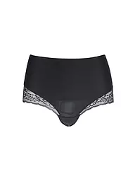 MAGIC BODYFASHION | Slip modellante Tummy con pizzo nero | Nero