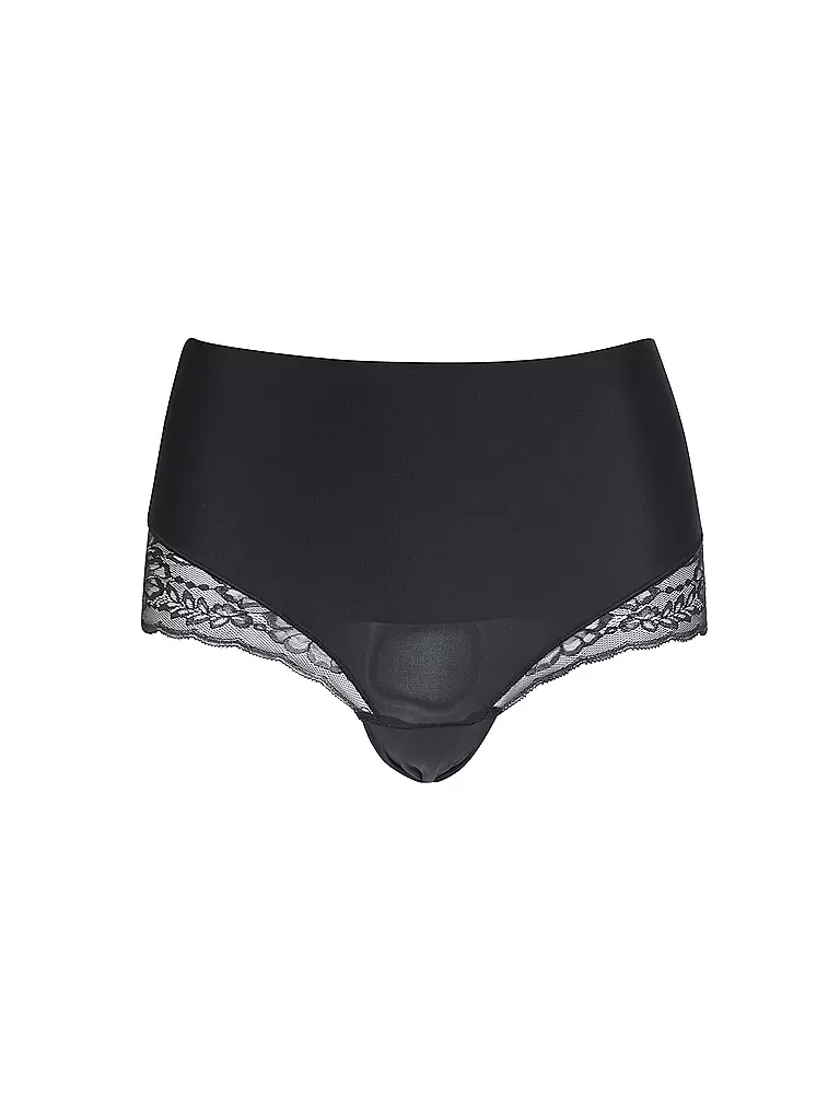 MAGIC BODYFASHION | Slip modellante Tummy con pizzo nero | Nero