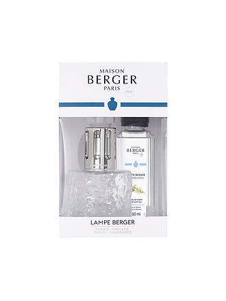 MAISON BERGER PARIS | Set Lampe Berger MIRAGE TRASPARENTE +250ml Pure White Tea
