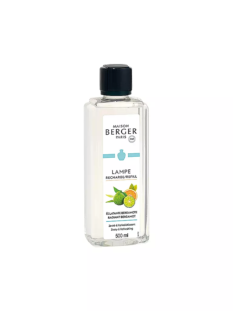 MAISON BERGER PARIS | Bergamotto Fruttato - Fragranza Lampe Berger 500 ml | Trasparente