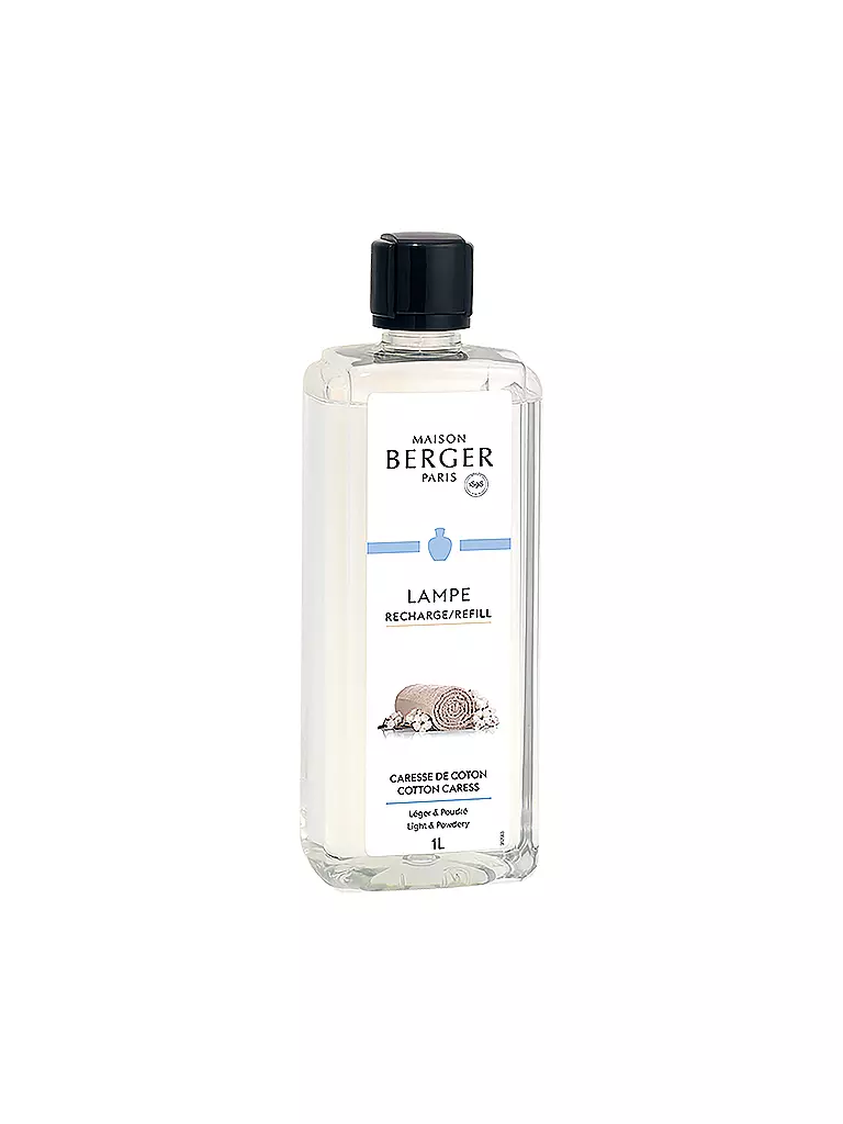MAISON BERGER PARIS | Delicata Fioritura di Cotone - Fragranza Lampe Berger 1000 ml | Trasparente