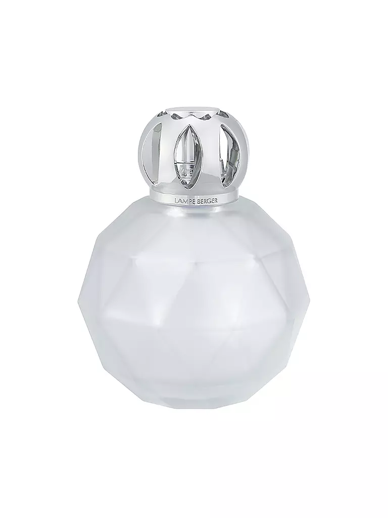 MAISON BERGER PARIS | Lampe Berger Geode Bianco satinato | Grigio chiaro