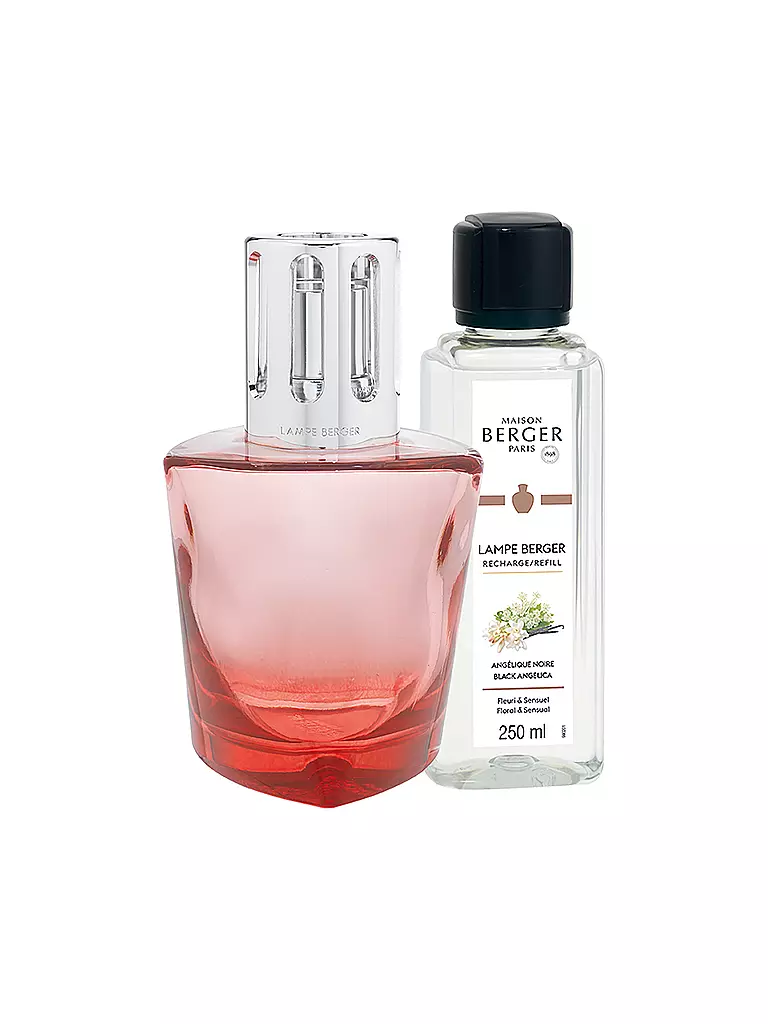 MAISON BERGER PARIS | Lampe Berger Set TERRA Rouge 250ml Angelique Noire | Rosso