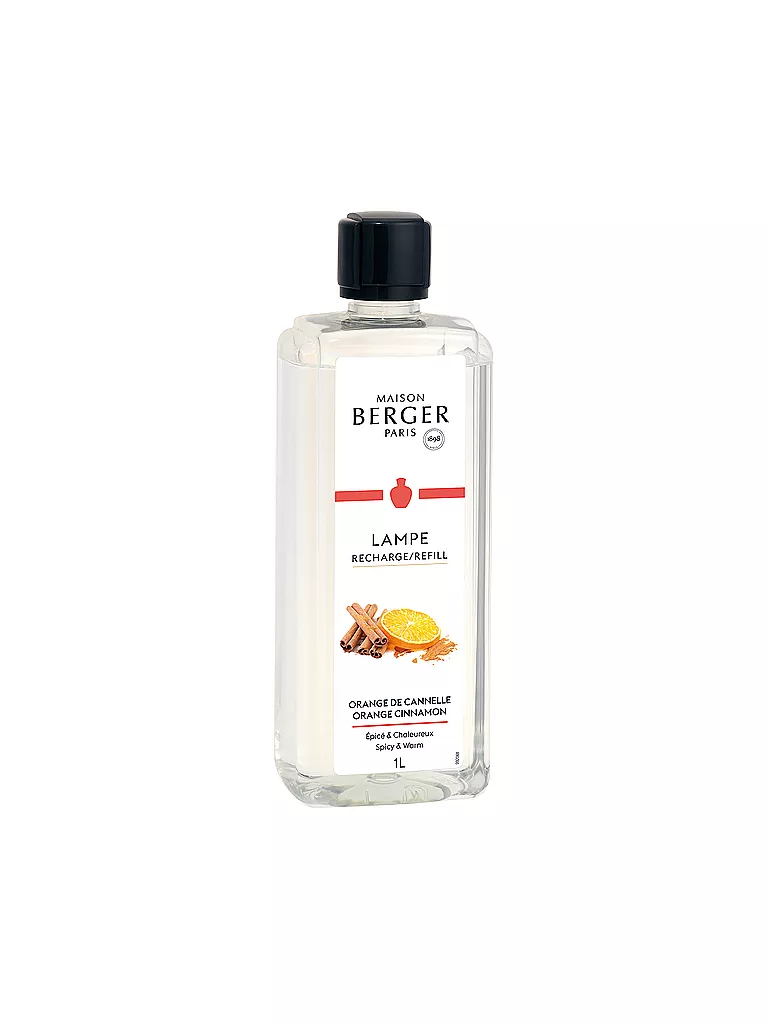 MAISON BERGER PARIS | Orange-Zimt - Lampe Berger Duft 1000 ml | Trasparente