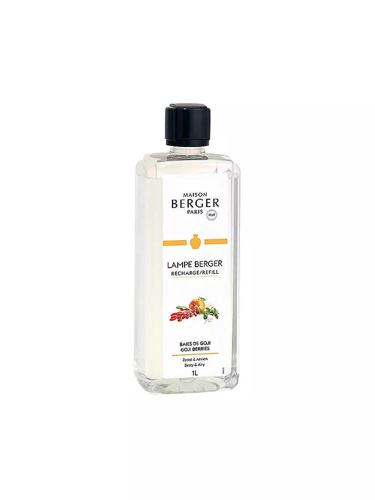 MAISON BERGER PARIS | Parfums Baies De Goji - Profumo per Lampe Berger 1000ml Frutti | Trasparente