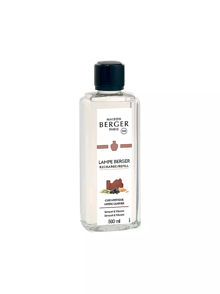 MAISON BERGER PARIS | Ricarica Cuoio Intenso - Fragranza Lampe Berger 500ml | Trasparente