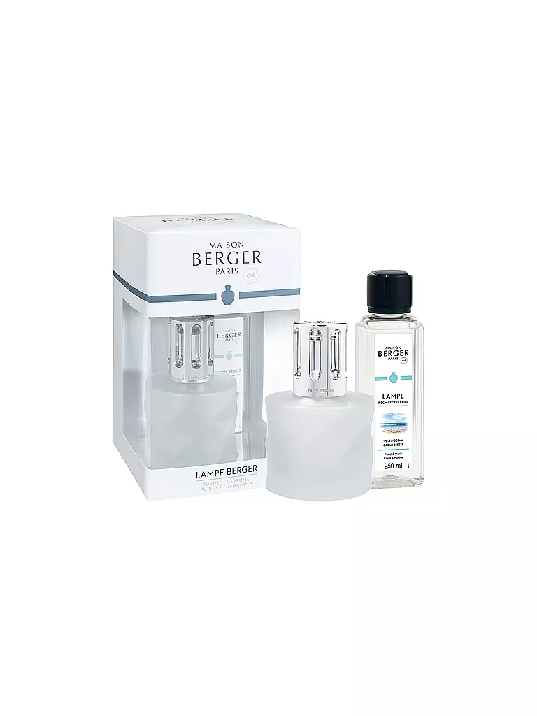 MAISON BERGER PARIS | Set Flacone Spirale Givree 250ml Vent de Ocean | Grigio chiaro