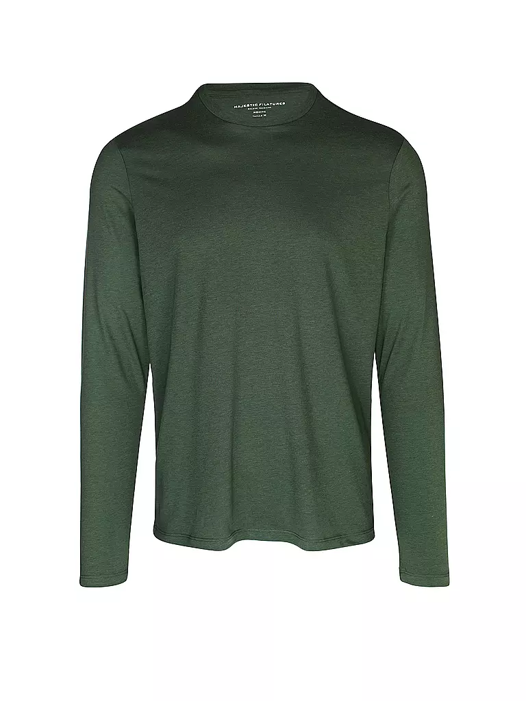 MAJESTIC FILATURES | Maglietta a maniche lunghe | Verde scuro