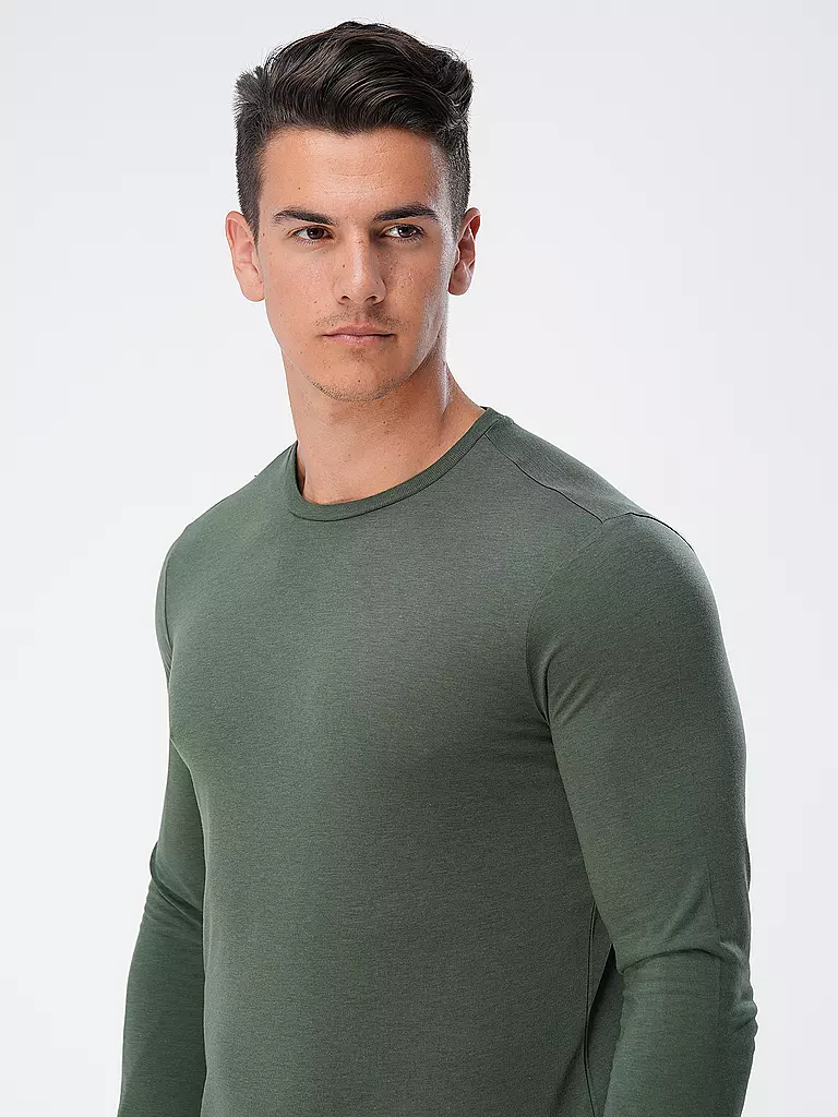 MAJESTIC FILATURES | Maglietta a maniche lunghe | Verde scuro