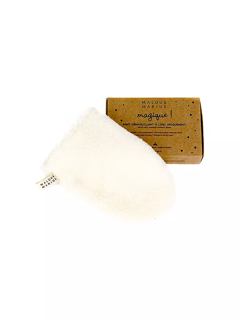 MALOU & MARIUS | Guanto struccante | Bianco