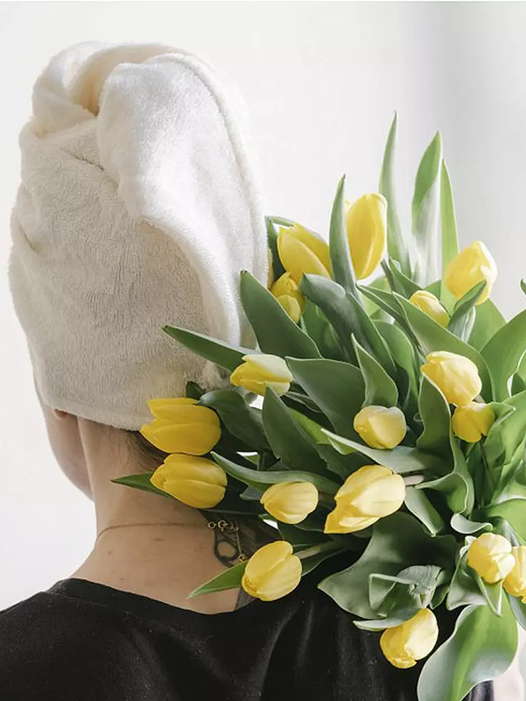 MALOU & MARIUS | Turbante asciugamano Cheveux | Bianco