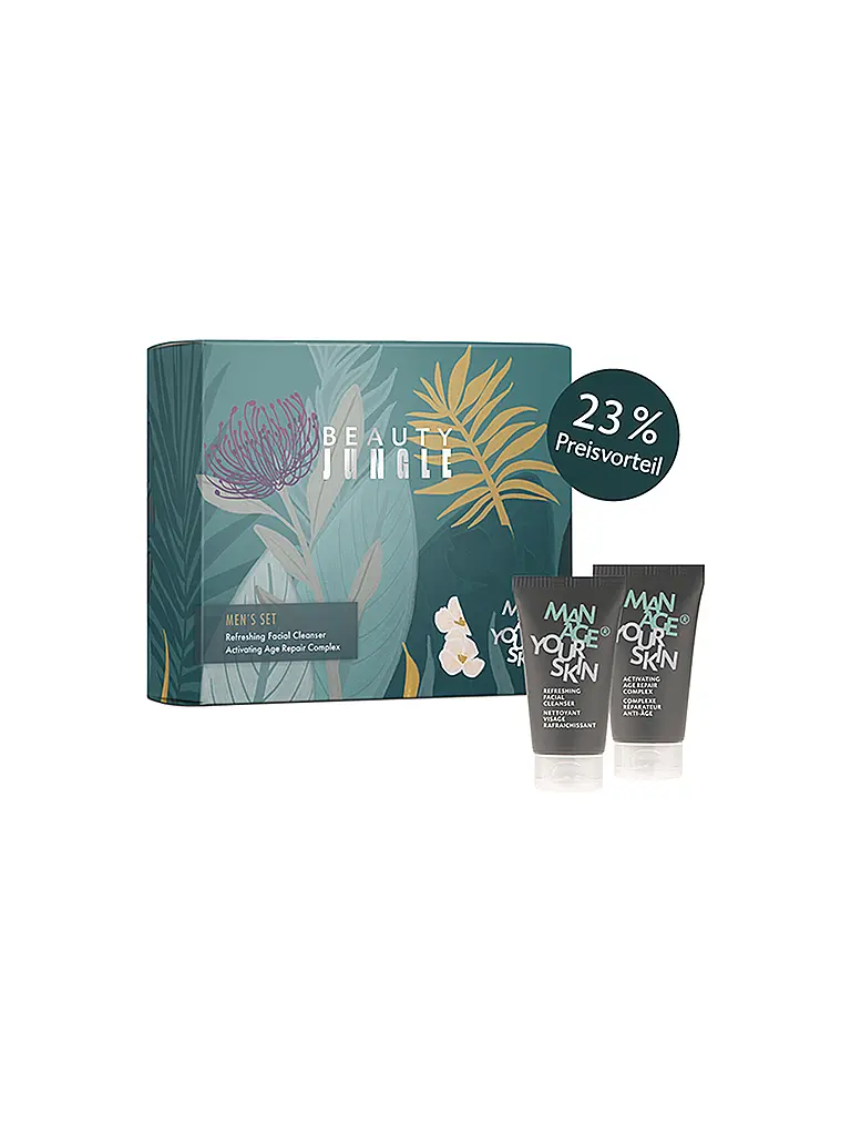 MANAGE YOUR SKIN | Cofanetto regalo - Set Uomo 2x50ml | Senza colore
