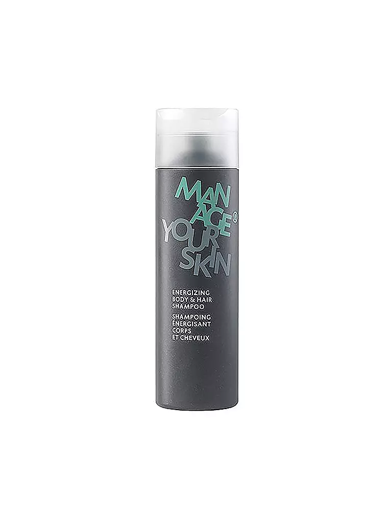 MANAGE YOUR SKIN | Shampoo energizzante corpo e capelli 200ml | Senza colore