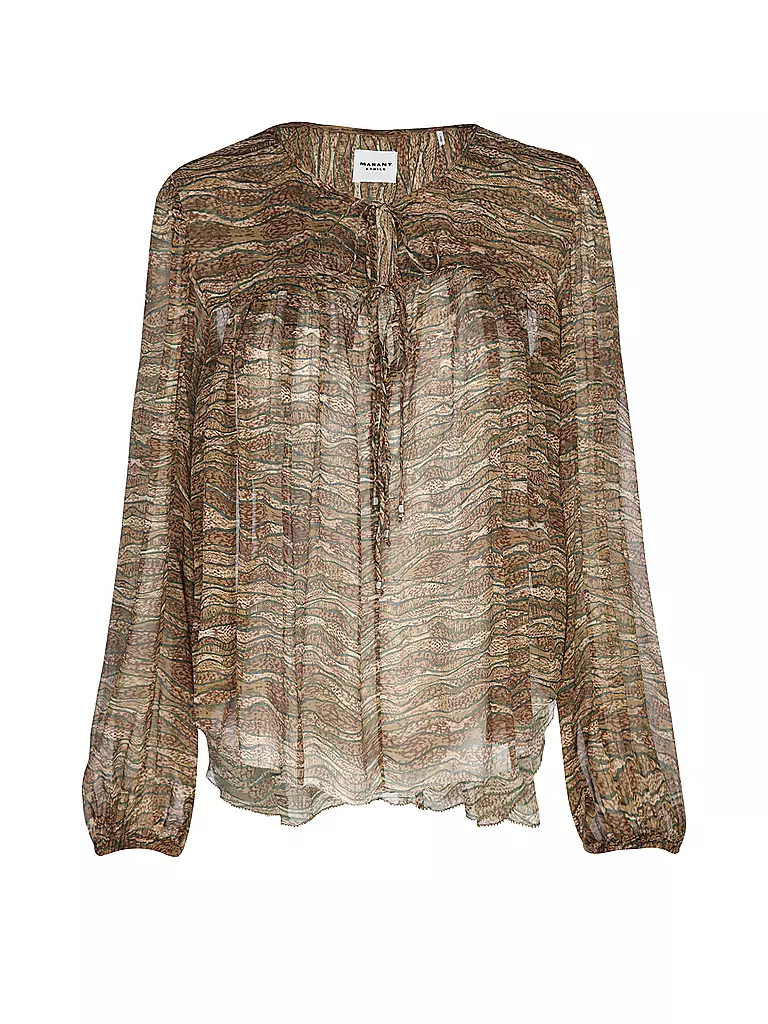 MARANT ETOILE | Blusa-camicia ADVIKA | Marrone chiaro