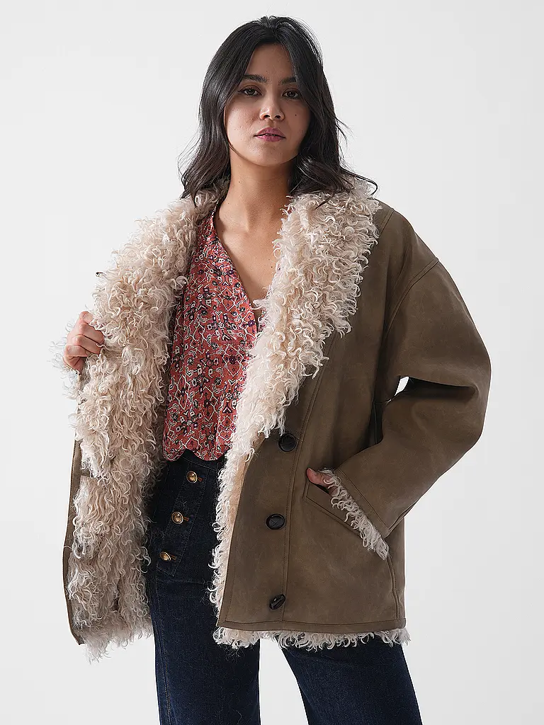 MARANT ETOILE | Cappotto in pelliccia sintetica CLEA | 