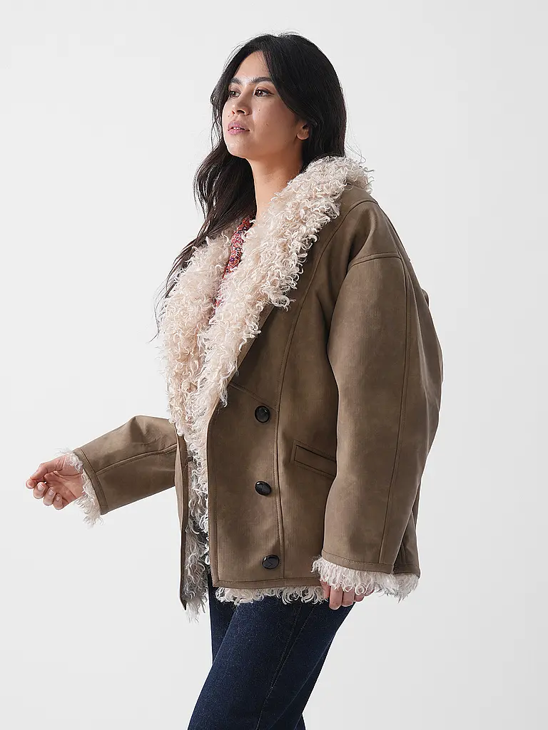 MARANT ETOILE | Cappotto in pelliccia sintetica CLEA | 