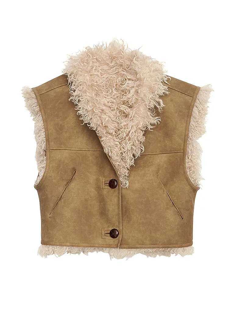 MARANT ETOILE | Gilet reversibile in pelliccia sintetica CLARA | 