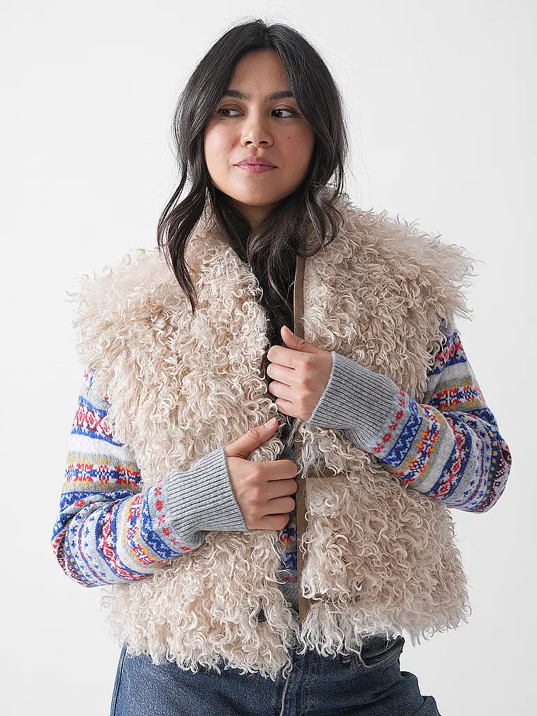 MARANT ETOILE | Gilet reversibile in pelliccia sintetica CLARA | 