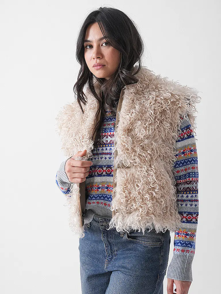 MARANT ETOILE | Gilet reversibile in pelliccia sintetica CLARA | 