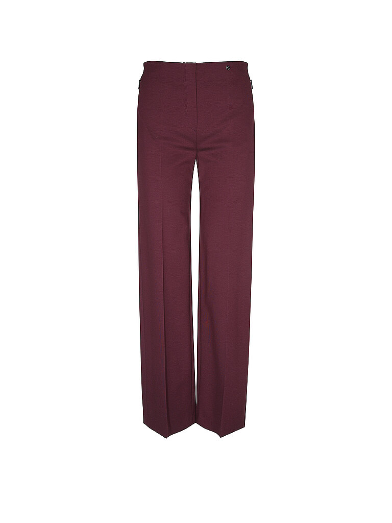 Pantaloni eleganti rosso scuro 42