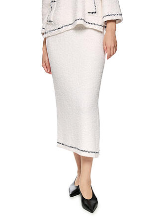 MARC CAIN | Produktname: Midirock
Marke: MARC CAIN
Farbe: weiss
Kategorien: Mode,Damen

Material: Baumwolle,Strick
Musterung: Unifarben
Stil: Glamour