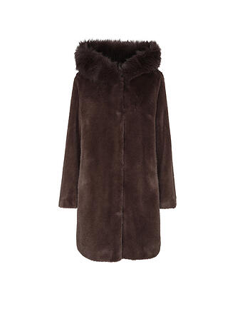 MARC CAIN | Cappotto in pelliccia sintetica