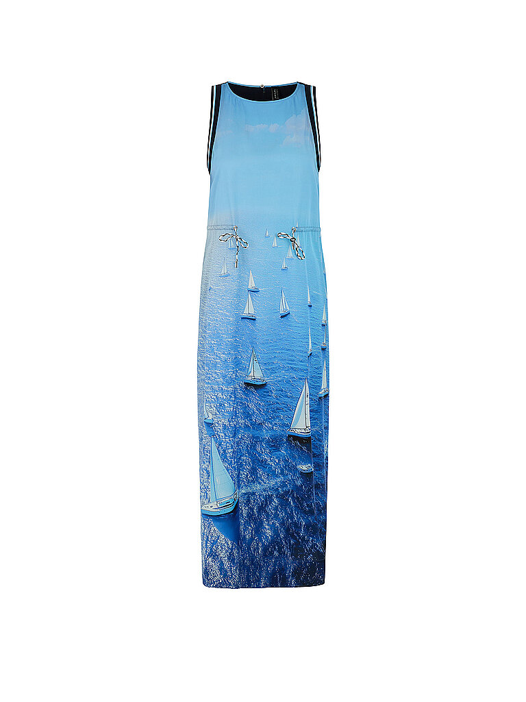Marc Cain Maxi abito azzurro 36