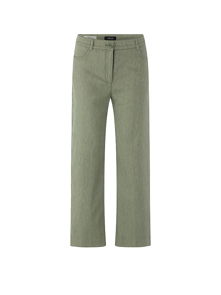 Pantaloni business 7/8 oliva 40