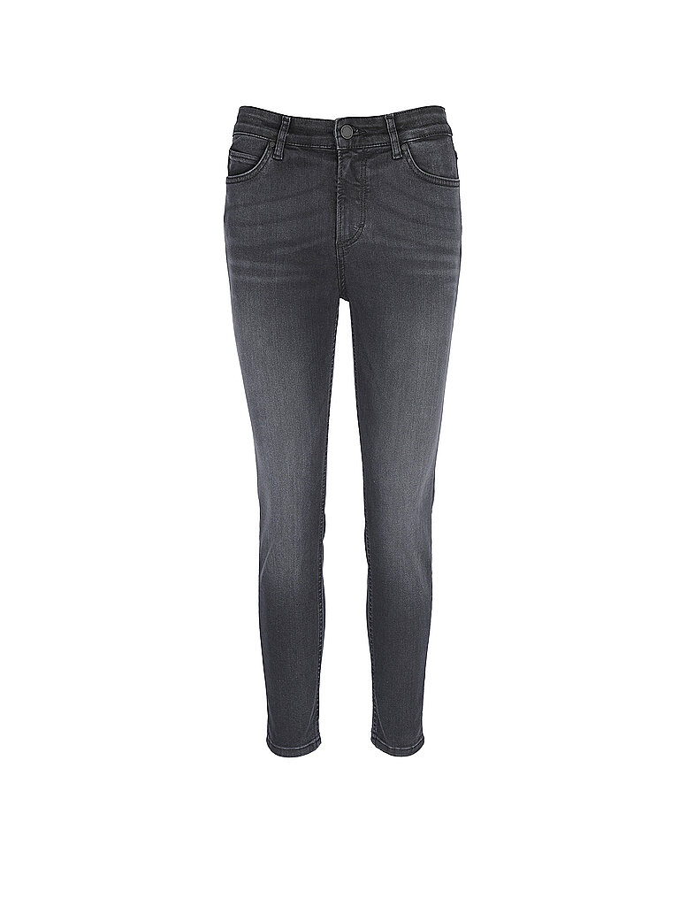 Jeans a vita alta skinny fit 7/8 grigio 25/L32
