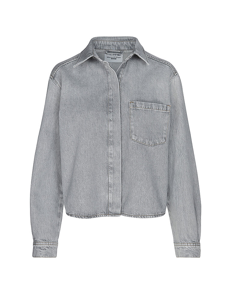 Camicia di jeans grigio M