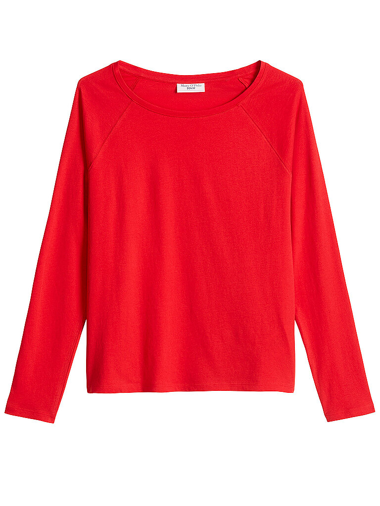 Maglietta a maniche lunghe rosso M