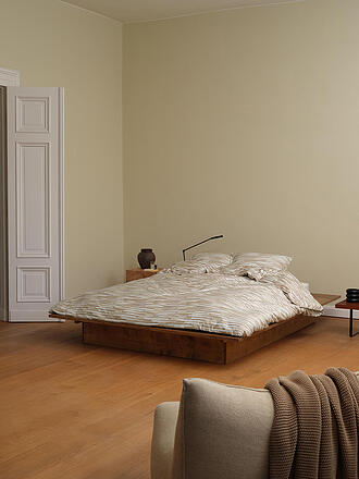 MARC O'POLO HOME | Biancheria da letto in raso SVALI 70x90 / 140x200cm Oatmeal