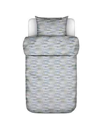 MARC O'POLO HOME | Biancheria da letto in raso SVALI 70x90 / 140x200cm Calm Blue