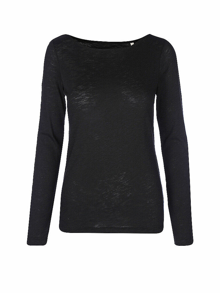 Maglietta a maniche lunghe nero XS
