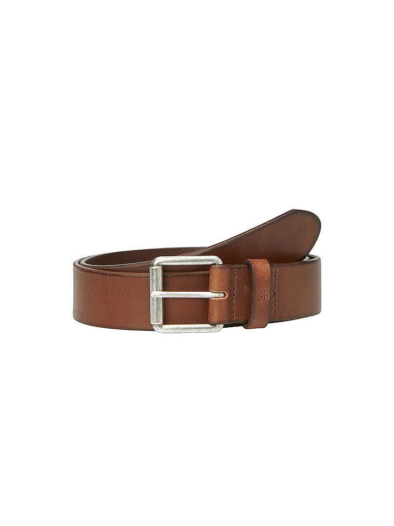 Cintura in pelle marrone 90
