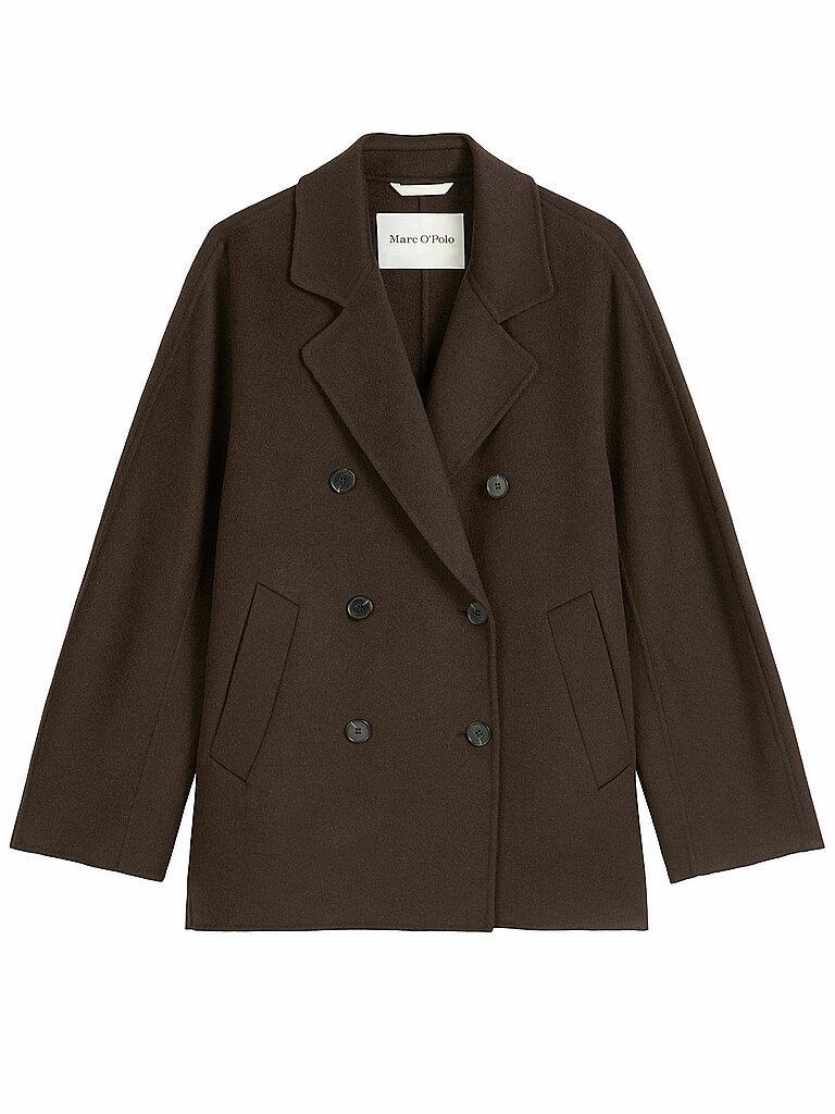 Giacca di lana marrone 36