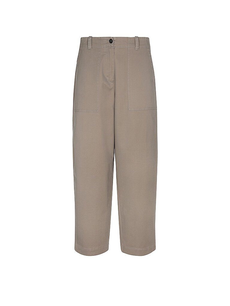 Pantaloni Barrel Leg marrone 36