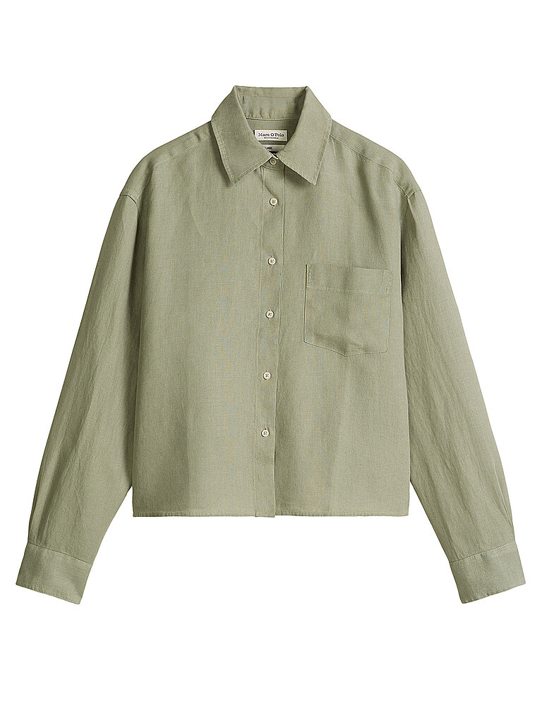 Blusa di lino verde 42