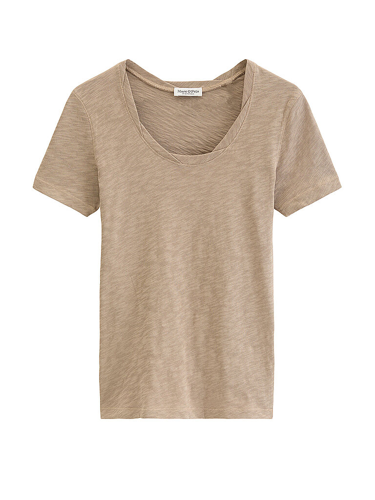 T-shirt marrone chiaro L