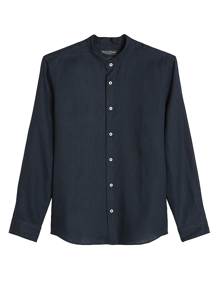 Camicia di lino blu XL