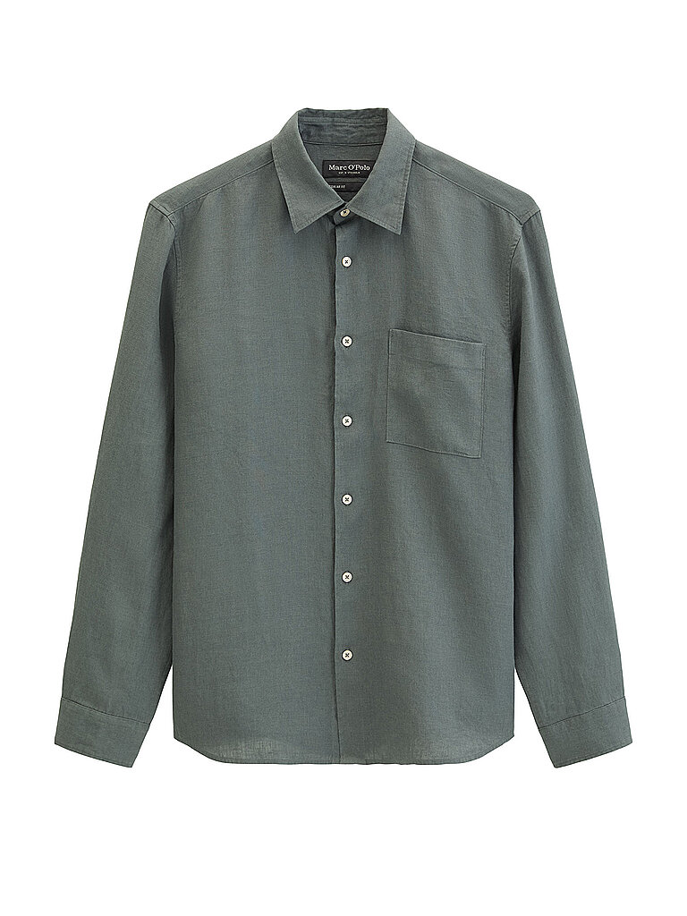 Marc O'Polo Camicia di lino blu L