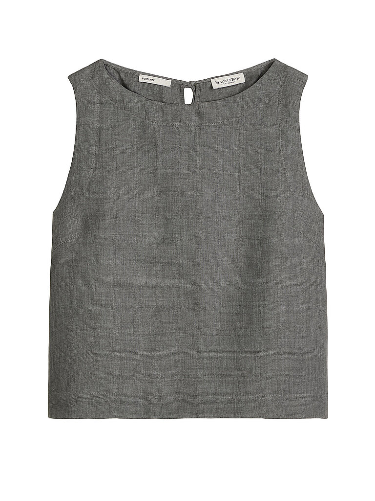 Marc O'Polo Leinenbluse grigio 38