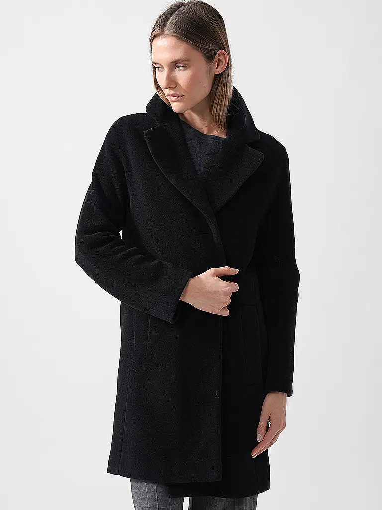 MARC CAIN  | Cappotto di lana | Nero