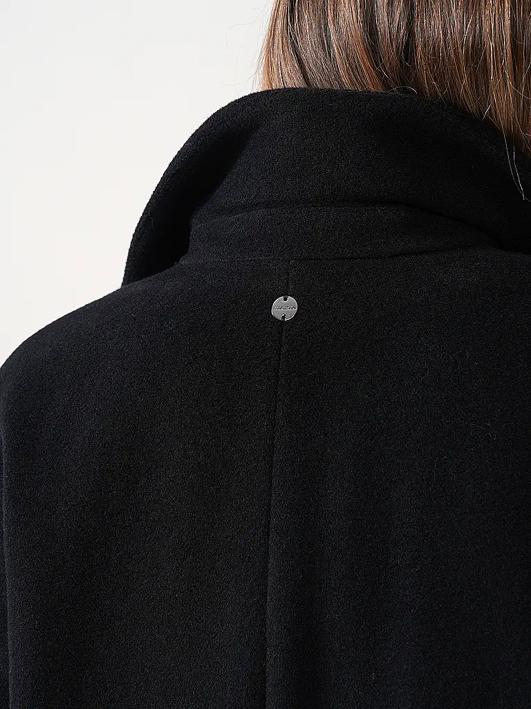 MARC CAIN  | Cappotto di lana | Nero