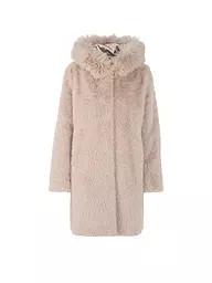 MARC CAIN  | Cappotto in pelliccia sintetica | Crema